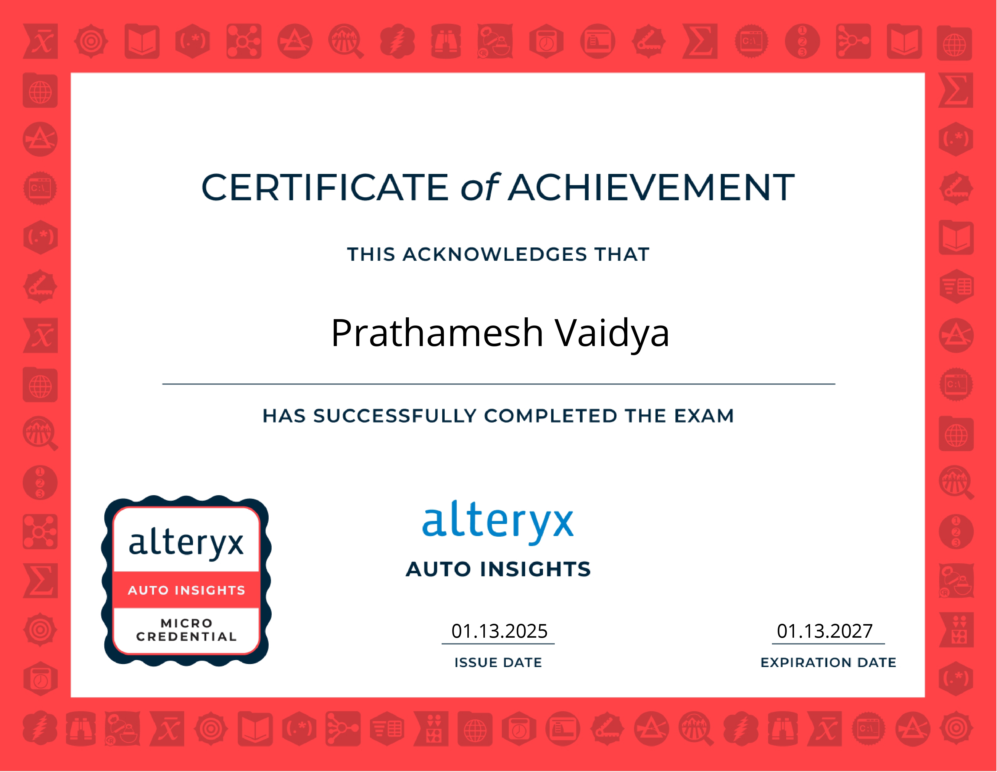 Alteryx Auto Insights