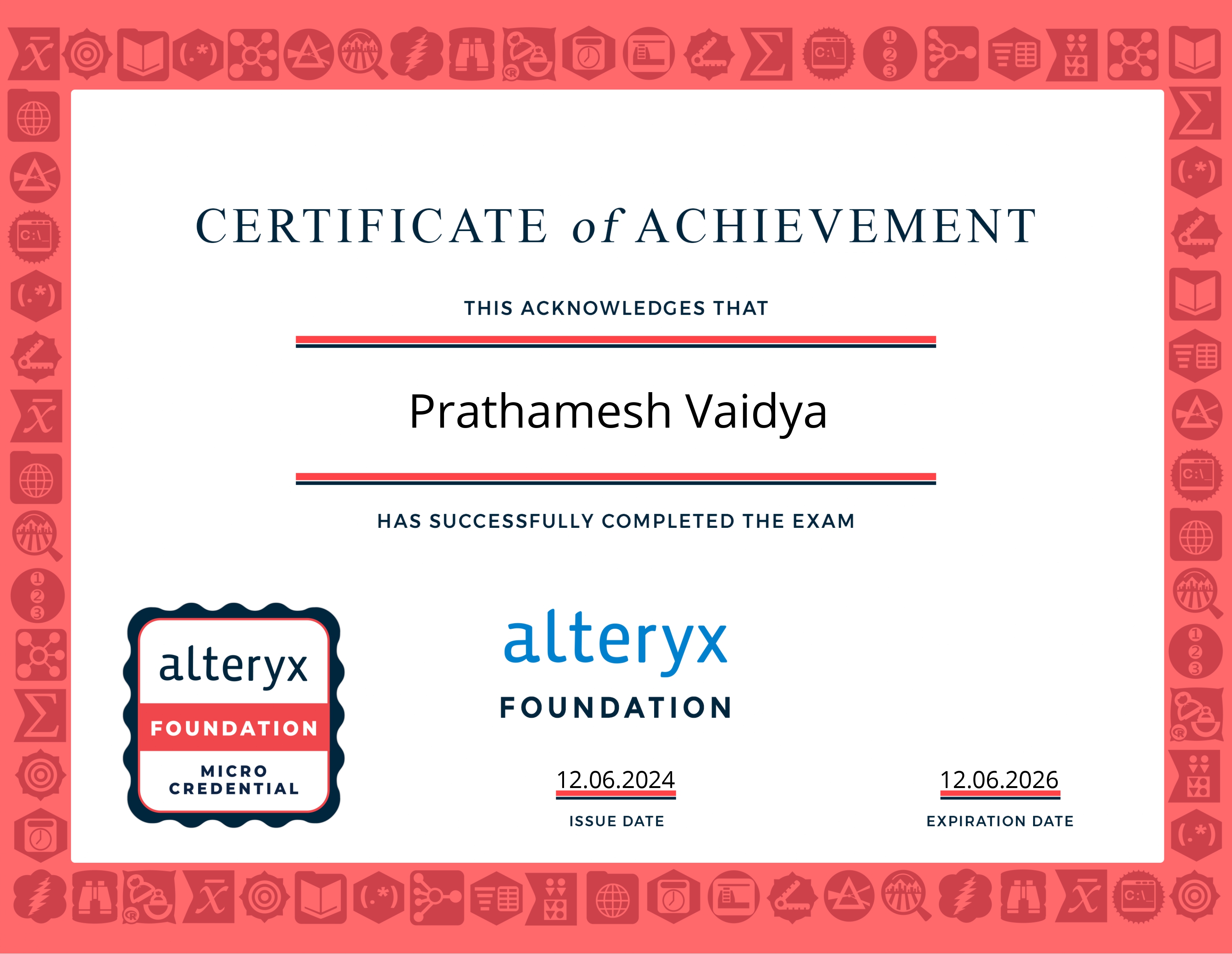Alteryx Foundational